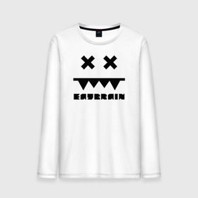 Мужской лонгслив хлопок с принтом Eatbrain Logo в Тюмени, 100% хлопок |  | eatbrain | music | для любителей жирного neurofunk звучания.drum