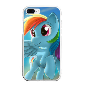 Чехол для iPhone 7Plus/8 Plus матовый с принтом My littlle pony в Тюмени, Силикон | Область печати: задняя сторона чехла, без боковых панелей | littlle | littlle pony | pony | пони