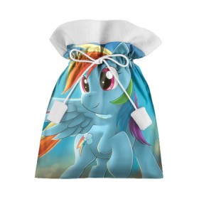 Подарочный 3D мешок с принтом My littlle pony в Тюмени, 100% полиэстер | Размер: 29*39 см | littlle | littlle pony | pony | пони