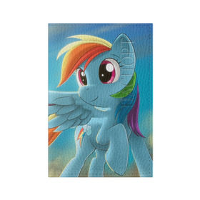 Обложка для паспорта матовая кожа с принтом My littlle pony в Тюмени, натуральная матовая кожа | размер 19,3 х 13,7 см; прозрачные пластиковые крепления | Тематика изображения на принте: littlle | littlle pony | pony | пони