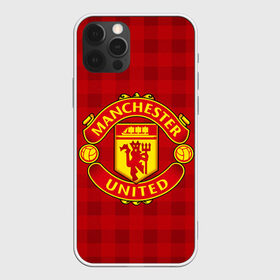 Чехол для iPhone 12 Pro Max с принтом Manchester united в Тюмени, Силикон |  | Тематика изображения на принте: manchester united | манчестер юнайтед | спорт | фк | футбол