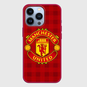Чехол для iPhone 13 Pro с принтом Manchester united в Тюмени,  |  | Тематика изображения на принте: manchester united | манчестер юнайтед | спорт | фк | футбол
