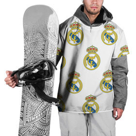 Накидка на куртку 3D с принтом Real Madrid в Тюмени, 100% полиэстер |  | real madrid | реал мадрид | спорт | фк | футбол