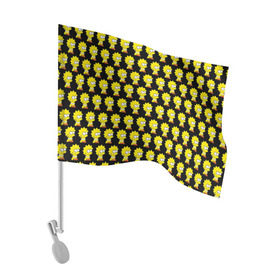 Флаг для автомобиля с принтом Лиза Симпсон в Тюмени, 100% полиэстер | Размер: 30*21 см | simpsons | лиза | симпсоны