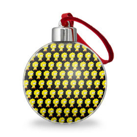 Ёлочный шар с принтом Лиза Симпсон в Тюмени, Пластик | Диаметр: 77 мм | Тематика изображения на принте: simpsons | лиза | симпсоны