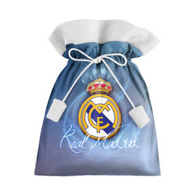 Подарочный 3D мешок с принтом Real Madrid в Тюмени, 100% полиэстер | Размер: 29*39 см | Тематика изображения на принте: real madrid | реал мадрид | спорт | футбол