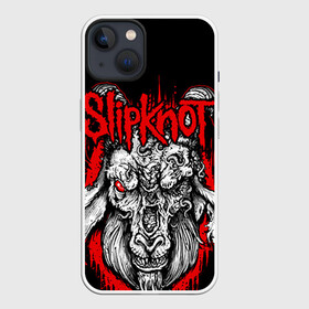 Чехол для iPhone 13 с принтом Slipknot в Тюмени,  |  | deth | rock | slipknot | маска | мрак | рок | слипнот | череп