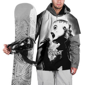 Накидка на куртку 3D с принтом Slipknot в Тюмени, 100% полиэстер |  | rock | slipknot | маска | мрак | рок | слипнот