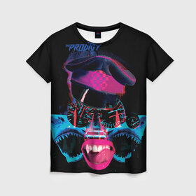 Женская футболка 3D с принтом The Prodigy в Тюмени, 100% полиэфир ( синтетическое хлопкоподобное полотно) | прямой крой, круглый вырез горловины, длина до линии бедер | лиса