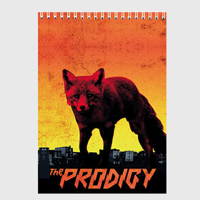 Скетчбук с принтом The Prodigy в Тюмени, 100% бумага
 | 48 листов, плотность листов — 100 г/м2, плотность картонной обложки — 250 г/м2. Листы скреплены сверху удобной пружинной спиралью | лиса