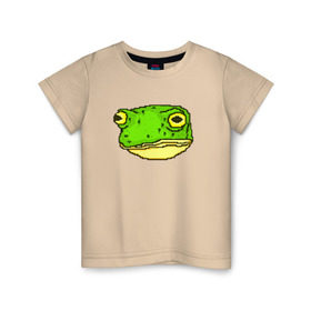 Детская футболка хлопок с принтом Zack в Тюмени, 100% хлопок | круглый вырез горловины, полуприлегающий силуэт, длина до линии бедер | hotline miami | зак | лягушка | хотлайн майми