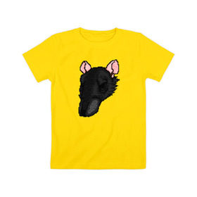 Детская футболка хлопок с принтом Ritcher в Тюмени, 100% хлопок | круглый вырез горловины, полуприлегающий силуэт, длина до линии бедер | hotline miami