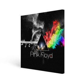 Холст квадратный с принтом Pink Floyd в Тюмени, 100% ПВХ |  | pink floyd | rock | рок