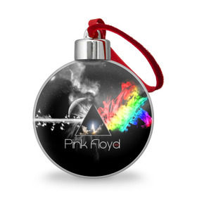 Ёлочный шар с принтом Pink Floyd в Тюмени, Пластик | Диаметр: 77 мм | pink floyd | rock | рок
