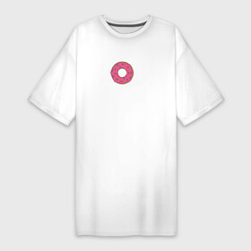 Платье-футболка хлопок с принтом DOH в Тюмени,  |  | doh the simpsons симпсоны гомер пончик доу