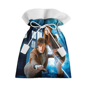 Подарочный 3D мешок с принтом Доктор кто в Тюмени, 100% полиэстер | Размер: 29*39 см | doctor who | будка | доктор кто | сериал | тардис