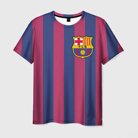 Мужская футболка 3D с принтом Messi в Тюмени, 100% полиэфир | прямой крой, круглый вырез горловины, длина до линии бедер | Тематика изображения на принте: месси
