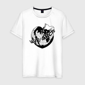 Мужская футболка хлопок с принтом Save the arctic в Тюмени, 100% хлопок | прямой крой, круглый вырез горловины, длина до линии бедер, слегка спущенное плечо. | arctic | save | арктика