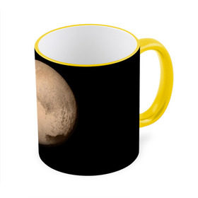 Кружка 3D с принтом Плутон в Тюмени, керамика | ёмкость 330 мл | Тематика изображения на принте: космос | планета | плутон