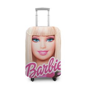 Чехол для чемодана 3D с принтом Барби в Тюмени, 86% полиэфир, 14% спандекс | двустороннее нанесение принта, прорези для ручек и колес | Тематика изображения на принте: swag | барки | девушкам | камуфляж | свэг