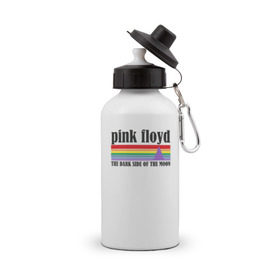 Бутылка спортивная с принтом pink floyd в Тюмени, металл | емкость — 500 мл, в комплекте две пластиковые крышки и карабин для крепления | pink floyd