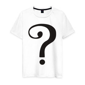 Мужская футболка хлопок с принтом Classic TV Riddler в Тюмени, 100% хлопок | прямой крой, круглый вырез горловины, длина до линии бедер, слегка спущенное плечо. | dc | riddler | загадочник | супергерой