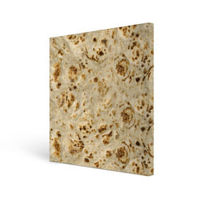 Холст квадратный с принтом Лаваш в Тюмени, 100% ПВХ |  | Тематика изображения на принте: еда | лаваш | прикол | прикольные | хлеб