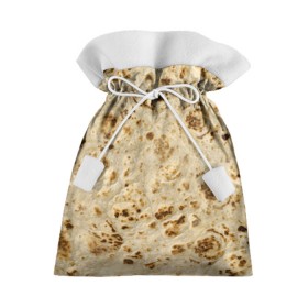 Подарочный 3D мешок с принтом Лаваш в Тюмени, 100% полиэстер | Размер: 29*39 см | еда | лаваш | прикол | прикольные | хлеб