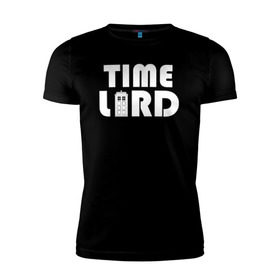 Мужская футболка премиум с принтом Doctor Who Time Lord TARDIS в Тюмени, 92% хлопок, 8% лайкра | приталенный силуэт, круглый вырез ворота, длина до линии бедра, короткий рукав | Тематика изображения на принте: doctor who time lord tardis тардис доктор кто