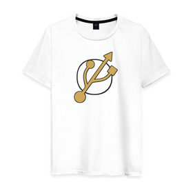 Мужская футболка хлопок с принтом The Flash 2.0 в Тюмени, 100% хлопок | прямой крой, круглый вырез горловины, длина до линии бедер, слегка спущенное плечо. | the flash 2.0 флеш