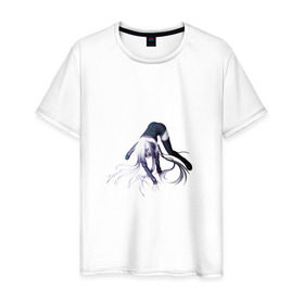 Мужская футболка хлопок с принтом Fate/Stay Night Rider medusa в Тюмени, 100% хлопок | прямой крой, круглый вырез горловины, длина до линии бедер, слегка спущенное плечо. | fate | fate stay night rider medusamedusa | rider