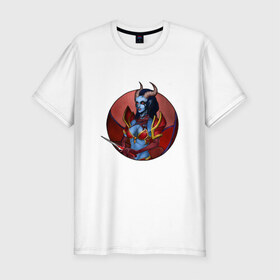 Мужская футболка премиум с принтом Queen Of Pain в Тюмени, 92% хлопок, 8% лайкра | приталенный силуэт, круглый вырез ворота, длина до линии бедра, короткий рукав | Тематика изображения на принте: akasha | игры