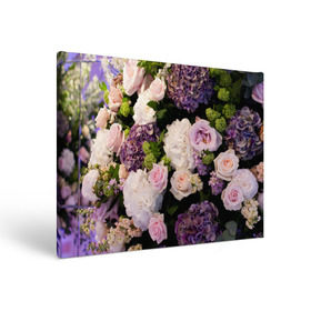 Холст прямоугольный с принтом Цветы в Тюмени, 100% ПВХ |  | flower | девушкам | розы | цветочки | цветы