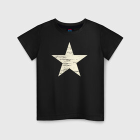 Детская футболка хлопок с принтом The Star в Тюмени, 100% хлопок | круглый вырез горловины, полуприлегающий силуэт, длина до линии бедер | icon графика. логотип 