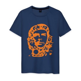 Мужская футболка хлопок с принтом Che Guevara в Тюмени, 100% хлопок | прямой крой, круглый вырез горловины, длина до линии бедер, слегка спущенное плечо. | Тематика изображения на принте: che | che guevaracuba | guevara | гевара | куба | че | чегевара