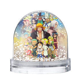 Снежный шар с принтом One Piece в Тюмени, Пластик | Изображение внутри шара печатается на глянцевой фотобумаге с двух сторон | anime | one piece | аниме | ван пис