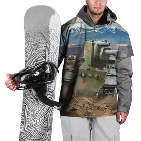 Накидка на куртку 3D с принтом Танк КВ-2 в Тюмени, 100% полиэстер |  | Тематика изображения на принте: армия | войска | кв 2 | сила | танк | танки | танкист | танковые войска