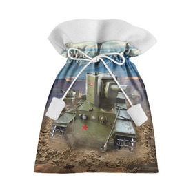 Подарочный 3D мешок с принтом Танк КВ-2 в Тюмени, 100% полиэстер | Размер: 29*39 см | армия | войска | кв 2 | сила | танк | танки | танкист | танковые войска