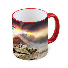 Кружка 3D с принтом Танк в Тюмени, керамика | ёмкость 330 мл | армия | войска | сила | танк | танки | танкист | танковые войска