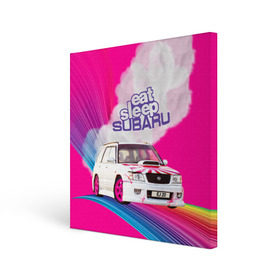 Холст квадратный с принтом Subaru в Тюмени, 100% ПВХ |  | Тематика изображения на принте: drag | eat | ej20 | forester | jdm | rainbow | sf5 | sleep | subaru | субару | супердрифтбитва | форестер