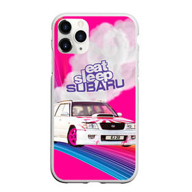 Чехол для iPhone 11 Pro матовый с принтом Subaru в Тюмени, Силикон |  | drag | eat | ej20 | forester | jdm | rainbow | sf5 | sleep | subaru | субару | супердрифтбитва | форестер