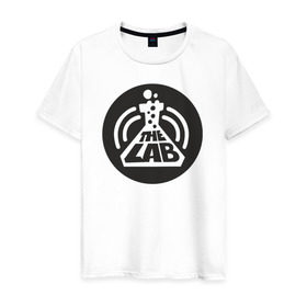 Мужская футболка хлопок с принтом The LAB в Тюмени, 100% хлопок | прямой крой, круглый вырез горловины, длина до линии бедер, слегка спущенное плечо. | the lab gta grand theft auto гта радио