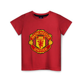 Детская футболка хлопок с принтом Rooney в Тюмени, 100% хлопок | круглый вырез горловины, полуприлегающий силуэт, длина до линии бедер | football | manchester | manchester united | rooney | манчестер | футбол