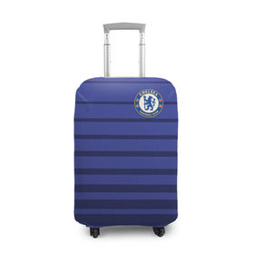 Чехол для чемодана 3D с принтом Chelsea Zola в Тюмени, 86% полиэфир, 14% спандекс | двустороннее нанесение принта, прорези для ручек и колес | chelsea | football | zola | фк | футбол | челси