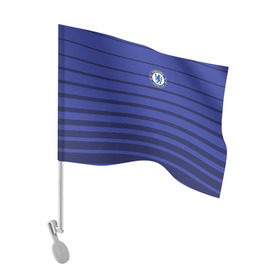 Флаг для автомобиля с принтом Chelsea Drogba в Тюмени, 100% полиэстер | Размер: 30*21 см | chelsea | drogba | football | фк | футбол | челси
