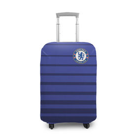 Чехол для чемодана 3D с принтом Chelsea Drogba в Тюмени, 86% полиэфир, 14% спандекс | двустороннее нанесение принта, прорези для ручек и колес | chelsea | drogba | football | фк | футбол | челси