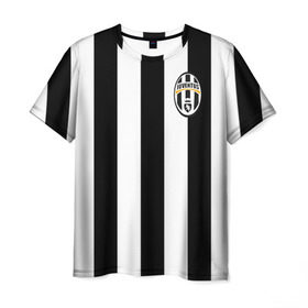 Мужская футболка 3D с принтом Juventus Vidal в Тюмени, 100% полиэфир | прямой крой, круглый вырез горловины, длина до линии бедер | football | juventus | vidal | фк | футбол | ювентус