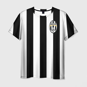 Мужская футболка 3D с принтом Juventus Pirlo в Тюмени, 100% полиэфир | прямой крой, круглый вырез горловины, длина до линии бедер | Тематика изображения на принте: football | juventus | pirlo | фк | футбол | ювентус