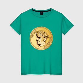 Женская футболка хлопок с принтом Травиан римляне в Тюмени, 100% хлопок | прямой крой, круглый вырез горловины, длина до линии бедер, слегка спущенное плечо | travian kingdoms   римлянеtravian | игра | римляне