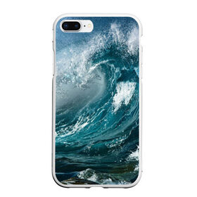 Чехол для iPhone 7Plus/8 Plus матовый с принтом Волна в Тюмени, Силикон | Область печати: задняя сторона чехла, без боковых панелей | вода | волны | море | пейзаж